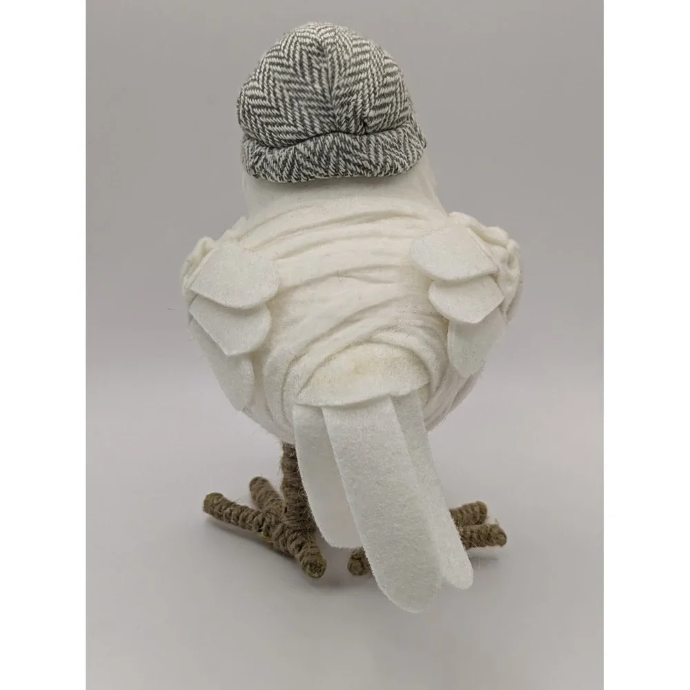 2015 Target Spritz Feathery Friend Bird White Tweed‎ Hat Bowtie
